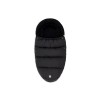 Zwarte voetenzak - Footmuff black (Geboortelijst Lander D.)